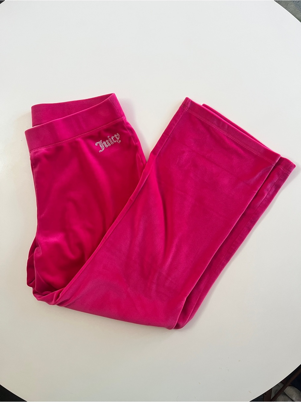 Juicy Couture Women’s Hot Pink Velour Track Pants